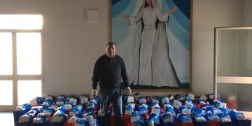 Taranto, il presidente Giove invia generi alimentari alle famiglie bisognose