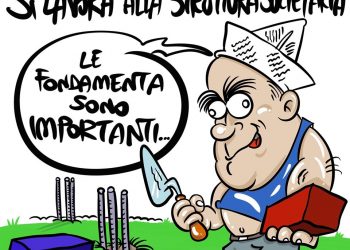 Taranto, la vignetta di Zaza