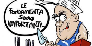 Taranto, la vignetta di Zaza