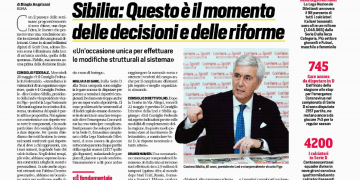 Sibilia, “Questo è il momento delle decisioni e delle riforme”