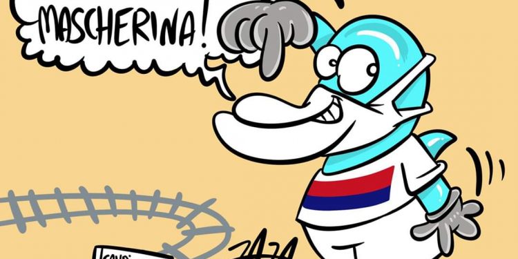 Taranto, le vignette di Zaza