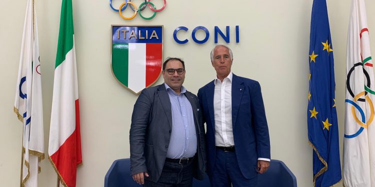 Il sindaco di Taranto Melucci incontra il presidente del CONI Malagò