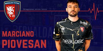 Bernalda Futsal. Piovesan: “Non vedo l’ora d’iniziare questa avventura in rossoblu”