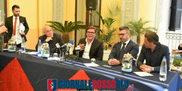 Taranto, conferenza stampa di presentazione per Montervino e Laterza (LA FOTOGALLERY)