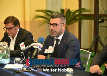 Taranto, conferenza stampa di presentazione per Montervino e Laterza (LA FOTOGALLERY)