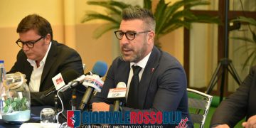 Taranto, conferenza stampa di presentazione per Montervino e Laterza (LA FOTOGALLERY)