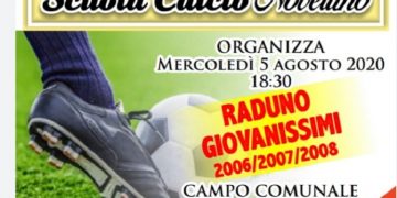Scuola Calcio Novellino, il 5 agosto il primo raduno per Giovanissimi