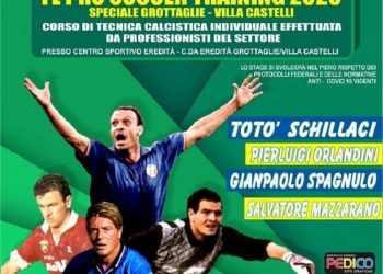 La Real Virtus Grottaglie ospita l’FL Pro Soccer Training 2020: tra i tecnici Totò Schillaci!
