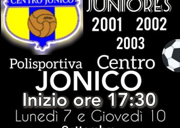 Polisportiva Centro Jonico, il 7 e il 10 settembre stage per la Juniores