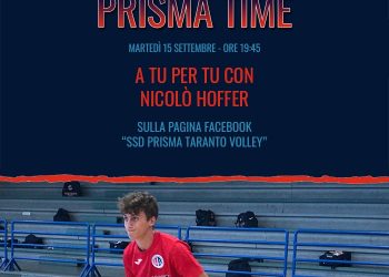 Prisma Taranto Volley, Nicolò Hoffer ospite di Prisma Time