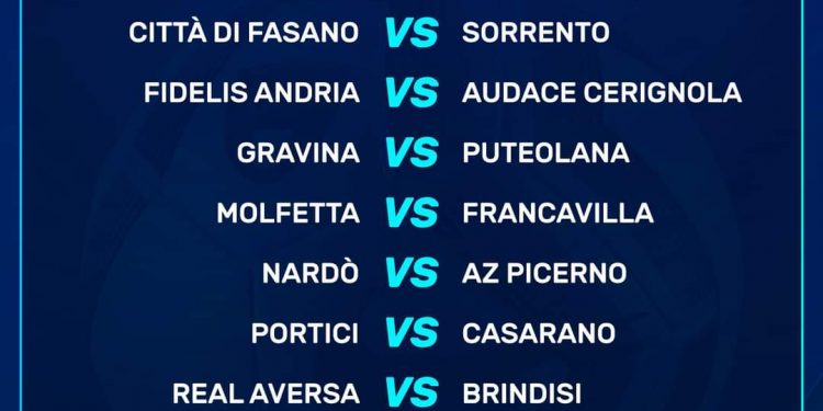 Serie D/H, il calendario completo. Per il Taranto inizio fuori casa