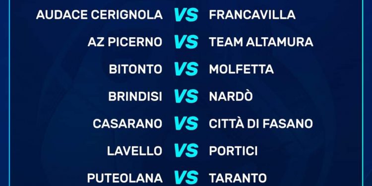 Serie D/H, il calendario completo. Per il Taranto inizio fuori casa
