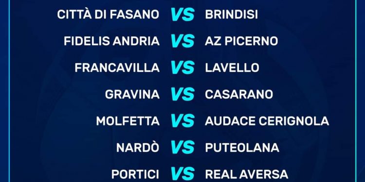 Serie D/H, il calendario completo. Per il Taranto inizio fuori casa