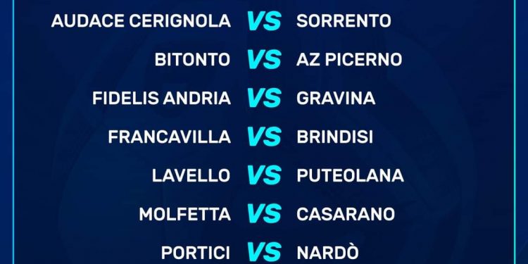 Serie D/H, il calendario completo. Per il Taranto inizio fuori casa