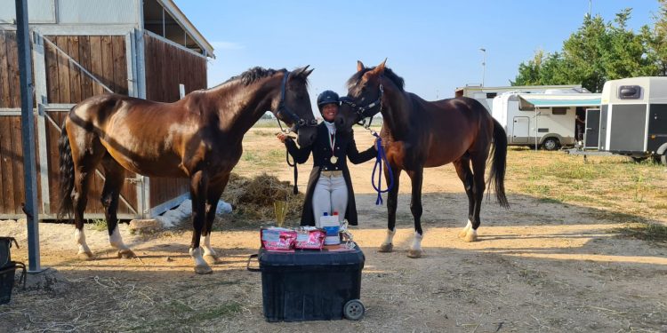 Circolo Ippico San Donato, oro per Daniela Colaninno ai campionati regionali Dressage 2020 a Foggia