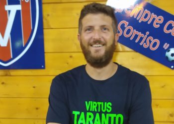 Virtus Taranto, Taurino: “Sempre col sorriso è uno stile di vita”