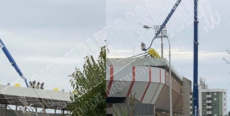 Taranto, proseguono i lavori allo Iacovone