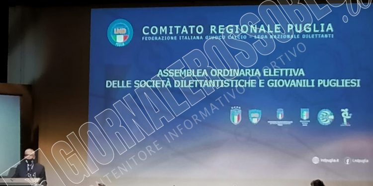 Vito Tisci ufficialmente rieletto Presidente del Comitato Regionale Puglia della Lega Nazionale Dilettanti