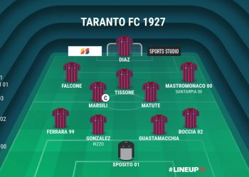 Taranto, probabile formazione: difesa obbligata per Laterza