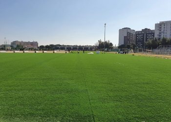Campo sportivo di Talsano, posato il manto erboso
