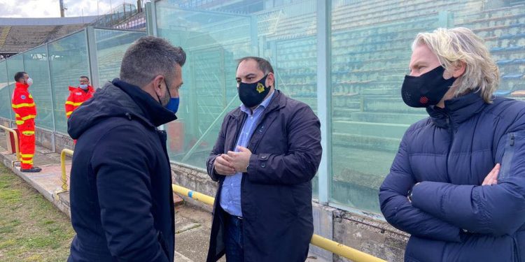 Taranto-Molfetta 3-1, sopralluogo del sindaco Melucci