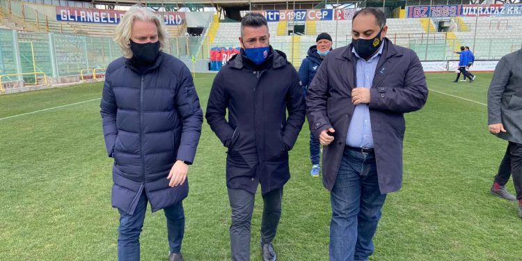 Taranto-Molfetta 3-1, sopralluogo del sindaco Melucci