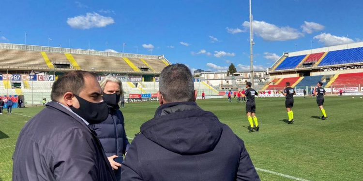 Taranto-Molfetta 3-1, sopralluogo del sindaco Melucci
