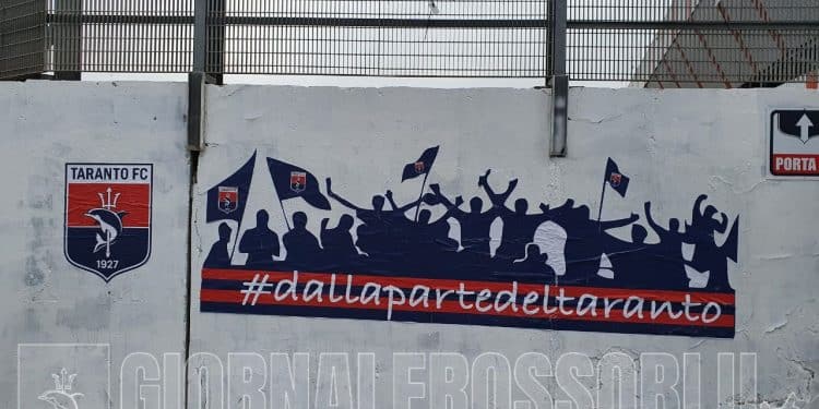 Taranto, sorpresa allo Iacovone: una bellissima stampa #dallapartedeltaranto