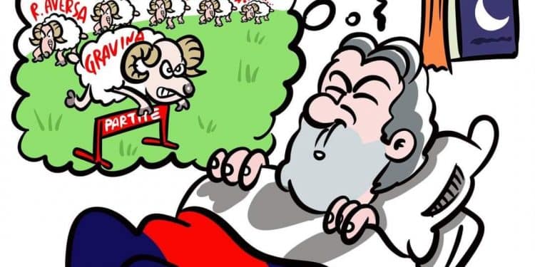 Brindisi-Taranto 1-3, la vignetta di Zaza