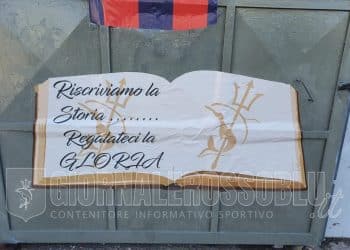 Taranto, ancora un atto d’amore da parte del tifo rossoblu