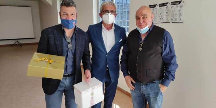 Real Aversa-Taranto, grande ospitalità nei confronti della dirigenza ionica