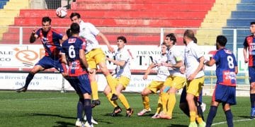 Taranto-Gravina 1-0, la cronaca: vittoria e primo posto “reale” nel segno di Diaz
