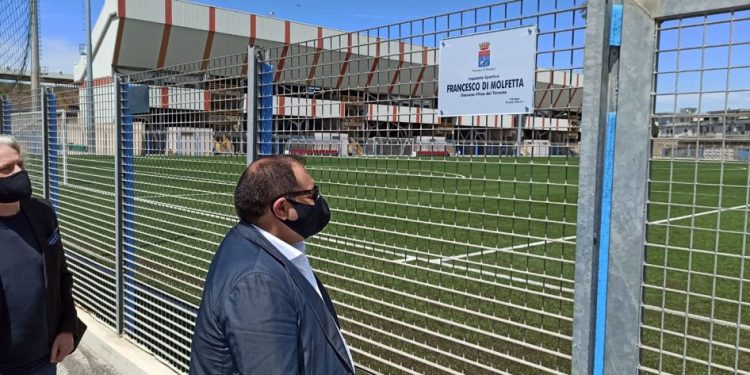 Stadio “Erasmo Iacovone”, il sindaco Melucci svela due targhe