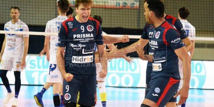 Prisma Taranto Volley-Atlantide Pallavolo Brescia 3-2, la fotogallery