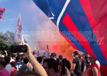 Taranto, i tifosi incontrano la squadra a Parco Cimino (VIDEO)