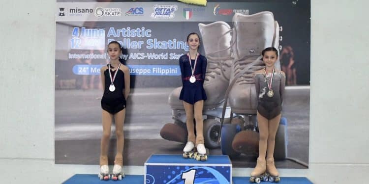 XXIV International Trophy AICS World Skate “memorial Giuseppe Filippini”, Sarah Carone incanta: è prima!