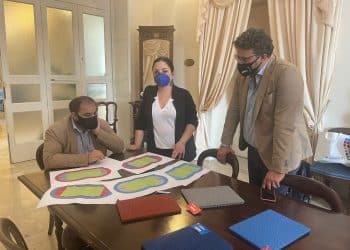 Valutati i materiali e scelti i colori per i rivestimenti della nuova pista dello stadio di atletica leggera