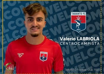 Taranto, ufficiale la firma di Valerio Labriola