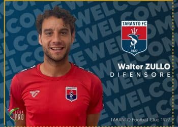Taranto, ufficiale la firma di Walter Zullo