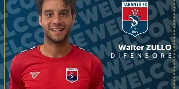 Taranto, ufficiale la firma di Walter Zullo