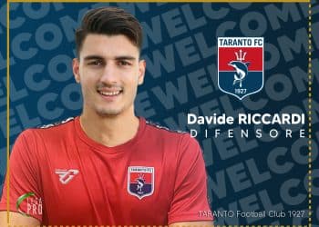 Taranto, ufficiale la firma di Davide Riccardi