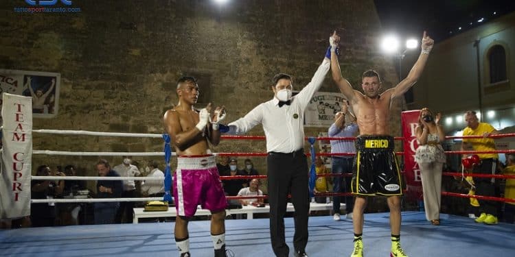 Luigi Merico, vittoria e applausi nel suo primo match internazionale