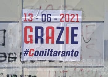 Taranto, ancora una bellissima sorpresa da parte dei tifosi