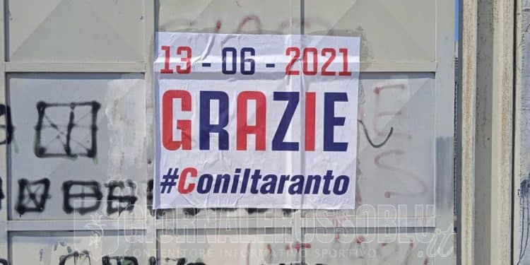 Taranto, ancora una bellissima sorpresa da parte dei tifosi