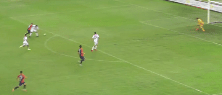 Taranto-Palermo 3-1, la moviola: giusta l’espulsione ai danni di Lancini