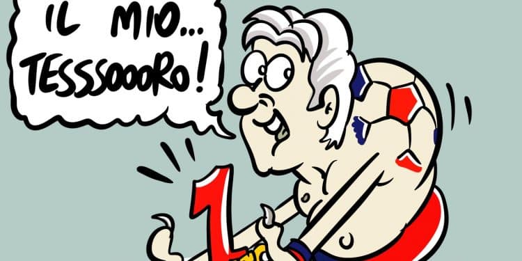 Taranto-Turris 0-0, la vignetta di Leonardo Zaza