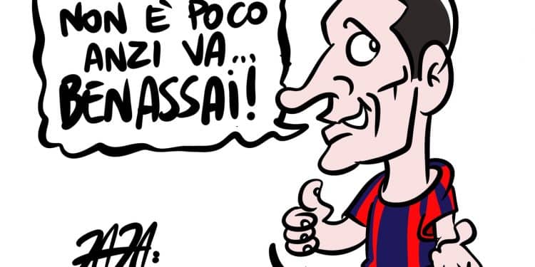 Taranto-Turris 0-0, la vignetta di Leonardo Zaza