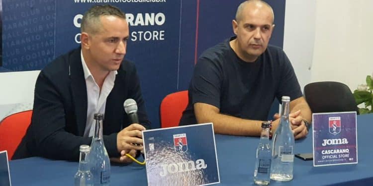 Taranto, presentato ufficialmente il nuovo sponsor tecnico Joma