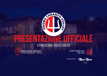 Prisma Taranto Volley, il 28 settembre la presentazione ufficiale