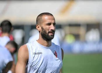 Bari, lesione del collaterale per Di Cesare